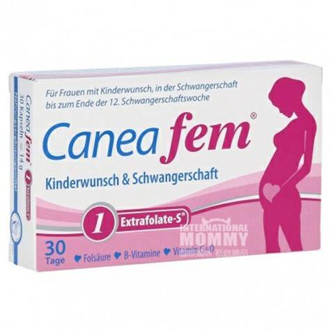 CaneafemドイツCaneafem妊娠補助多種ビタミン葉酸カプセル...