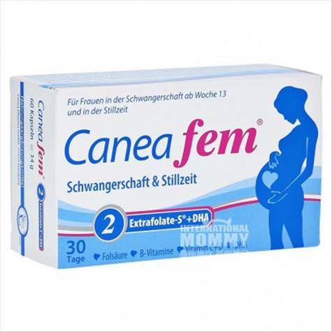 CaneafemドイツCaneafem妊娠期多種ビタミン葉酸DHAカプ...