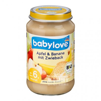 【2点】Babyloveドイツベイビーアップルバナナパンドライ泥6ヶ月以上