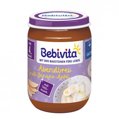 【2点】Bebivitaドイツ貝唯他全穀物フルーツ牛乳おやすみ泥4ヶ月以上
