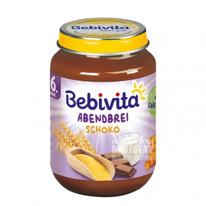 【2点】Bebivitaドイツ貝唯他チョコレート穀物牛乳おやすみなさい6ヶ月以上