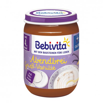 【2点】Bebivitaドイツ貝唯他全穀物バニラミルクおやすみ泥4ヶ月以上