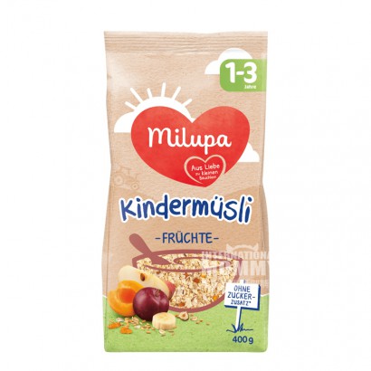 【2件】Milupaドイツ美楽宝児童補助多種類果物穀物オートミール1-3歳