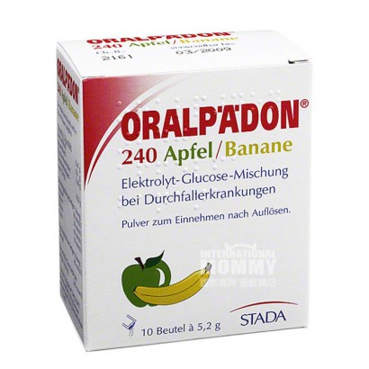 【2件】ORALPAEDONドイツORALPAEDON乳幼児下痢専用電解質水バナナリンゴ味