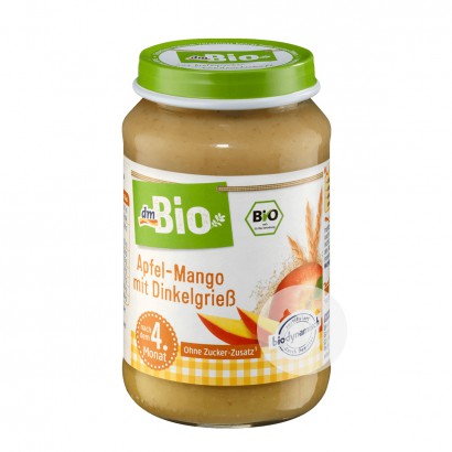 DmBioドイツDmBio有機リンゴマンゴー粗小麦粉混合泥4ヶ月以上