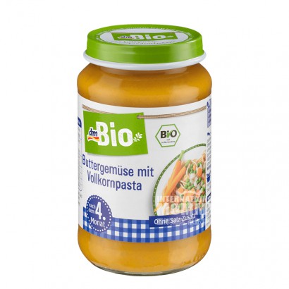 【2点】DmBioドイツDmBio有機野菜パスタバターミックス4ヶ月以上