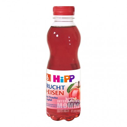 【4点】HiPPドイツ喜宝オーガニック赤ブドウリンゴジュース