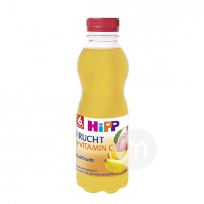 HiPPドイツ喜宝りんごバナナオレンジジュース500 ml*6