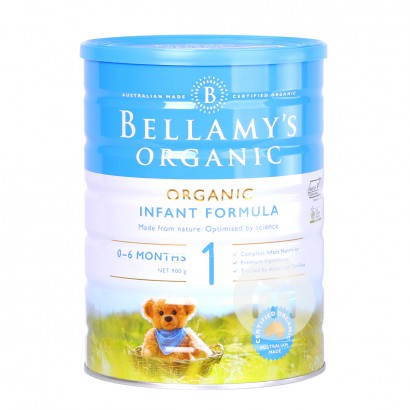 BELLAMY'Sオーストラリアベラミ有機乳児用粉ミルク1段900 g*3缶オーストラリア本土標準