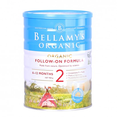 BELLAMY'Sオーストラリアベラミ有機乳児用粉ミルク2段900 g*3缶オーストラリア本土標準