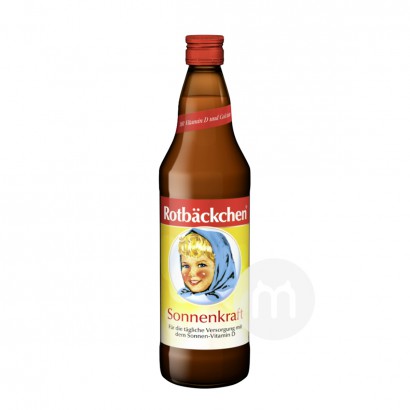 【4件】Rotbackchenドイツ赤顔赤ちゃんカルシウムビタミンD栄養液750 ml