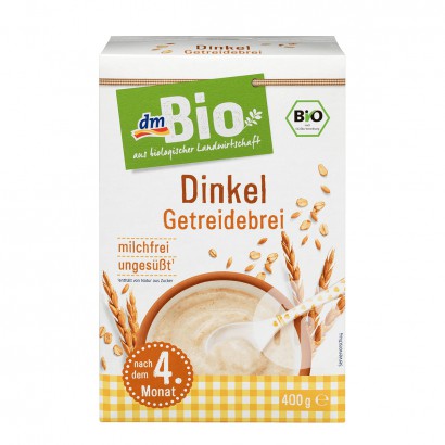 【2件】DmBioドイツDmBioオーガニックスピリット小麦粉4ヶ月以上400 g