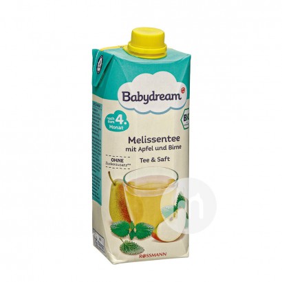 BabydreamドイツBabydreamオーガニックメリッサ茶リンゴ梨ジュース500 ml