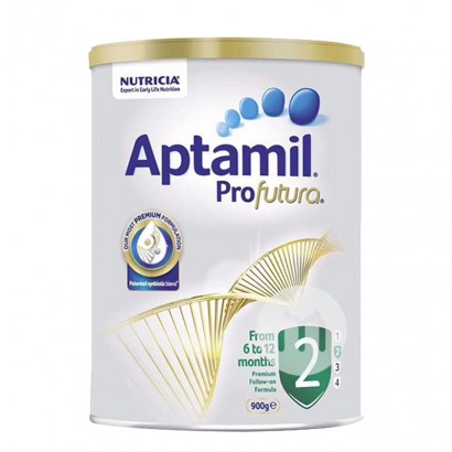 Aptamilオーストラリア愛他美白金アップグレード粉ミルク2段*6缶6-12ヶ月