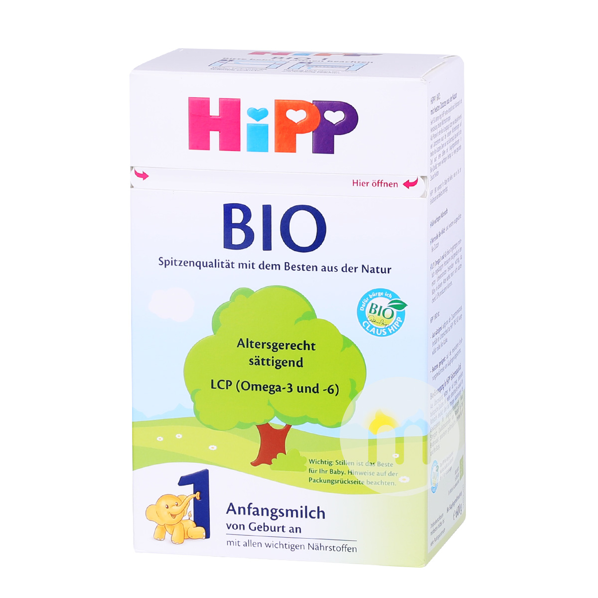 HiPPドイツ喜宝有機粉ミルク1段*4箱