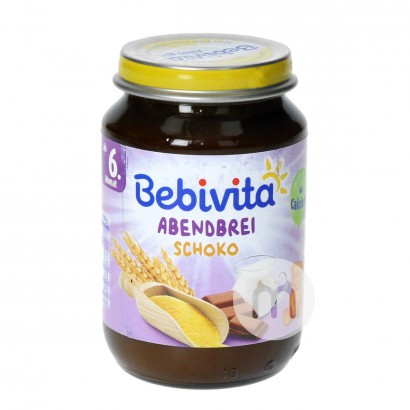 Bebivitaドイツ貝唯他チョコレート穀物泥6ヶ月以上190 g*6