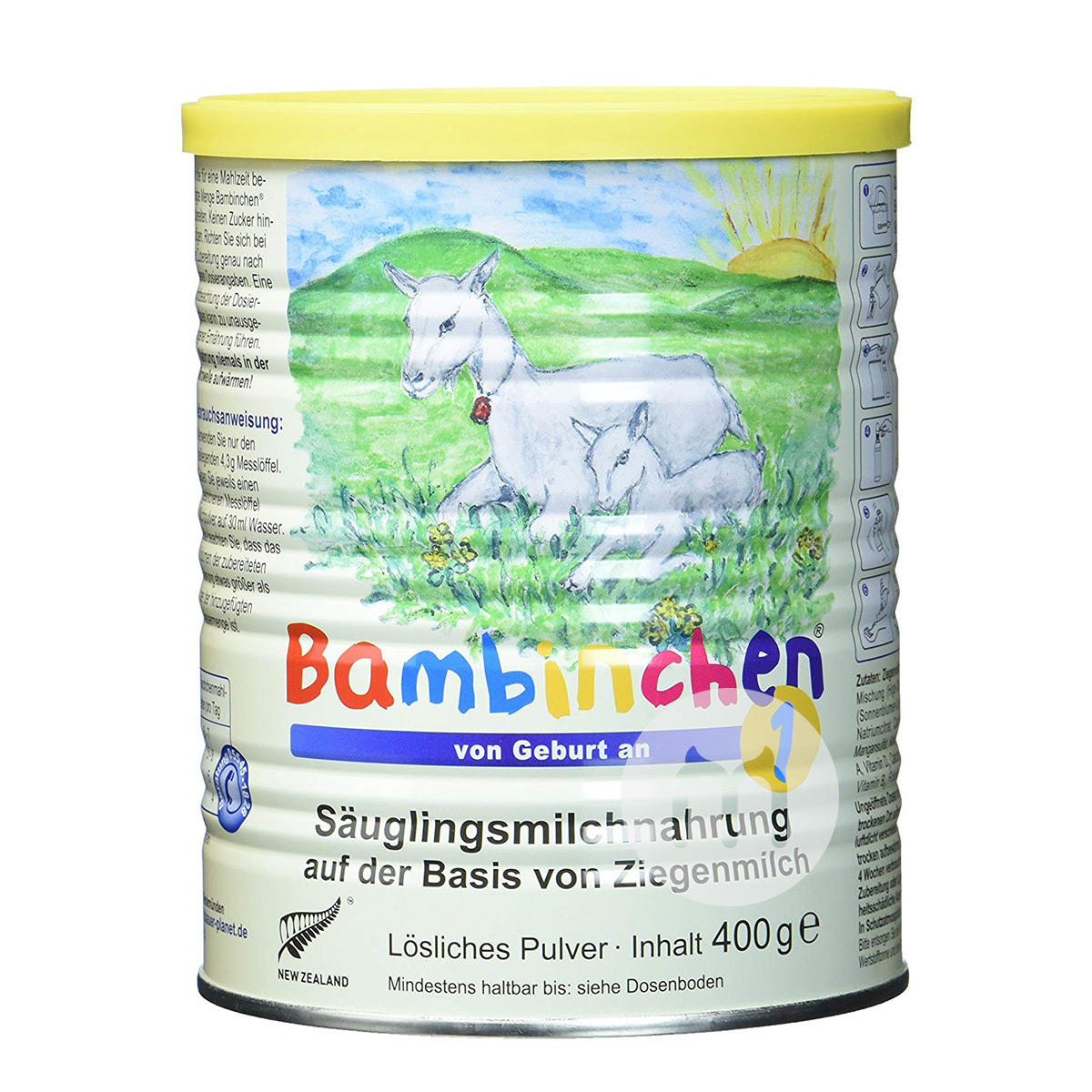 Bambinchenドイツの青い星の羊の粉ミルクの1段*6