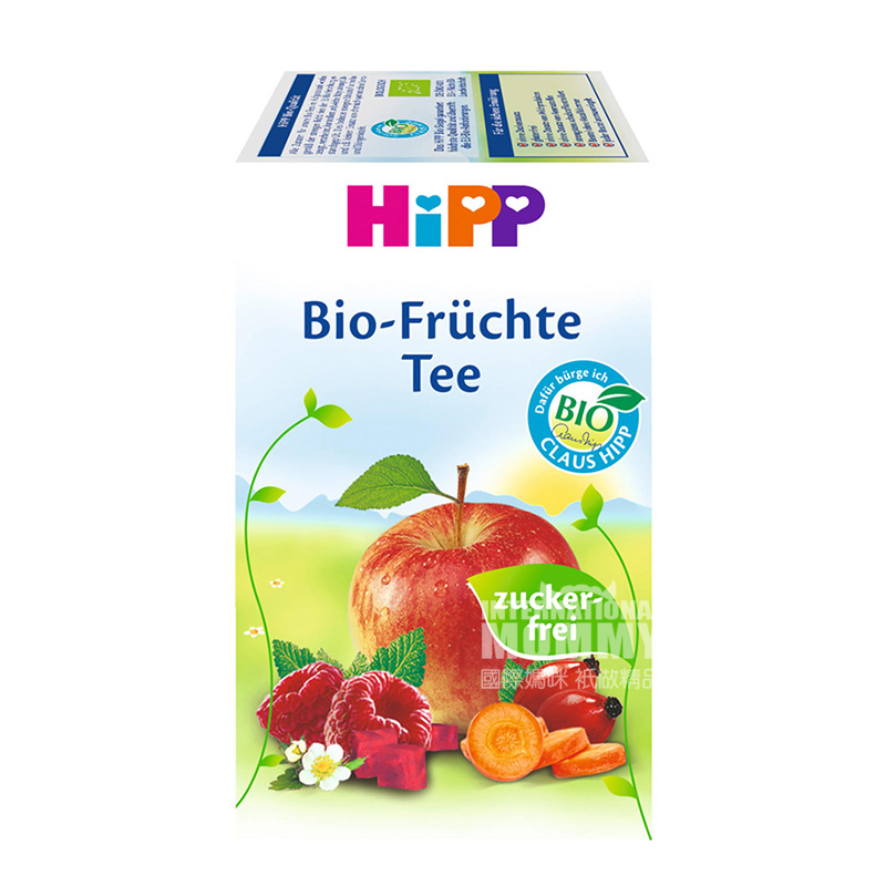 HiPPドイツ喜宝有機ベビー果茶無糖