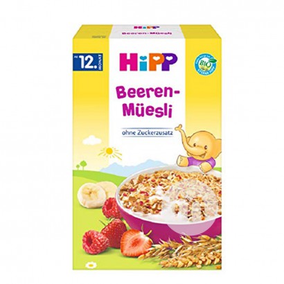 【2件】HiPPドイツ喜宝全穀物バナナパドルオートミール12ヶ月以上