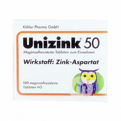 UnizinkドイツUnizink児童亜鉛補給水溶錠1歳以上100錠
