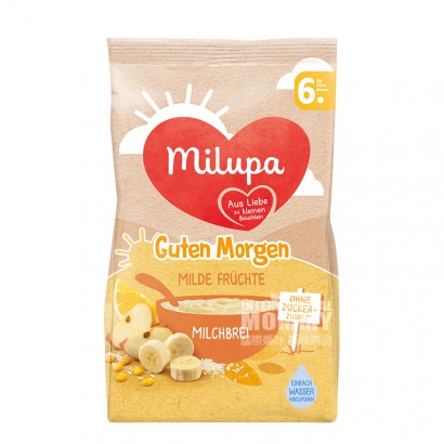 【2点】Milupaドイツ美楽宝フルーツ牛乳朝好米粉6ヶ月以上