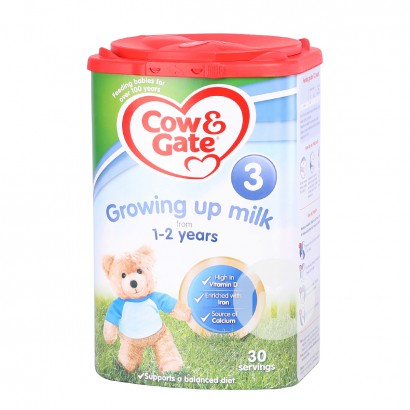 Cow&Gateイギリス牛欄粉ミルク3段*8缶
