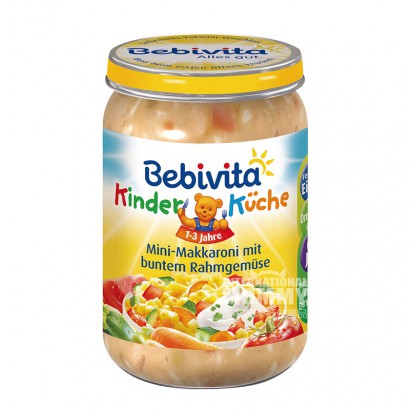 Bebivitaドイツ貝唯他通心粉と多種の野菜の混合泥1-3歳
