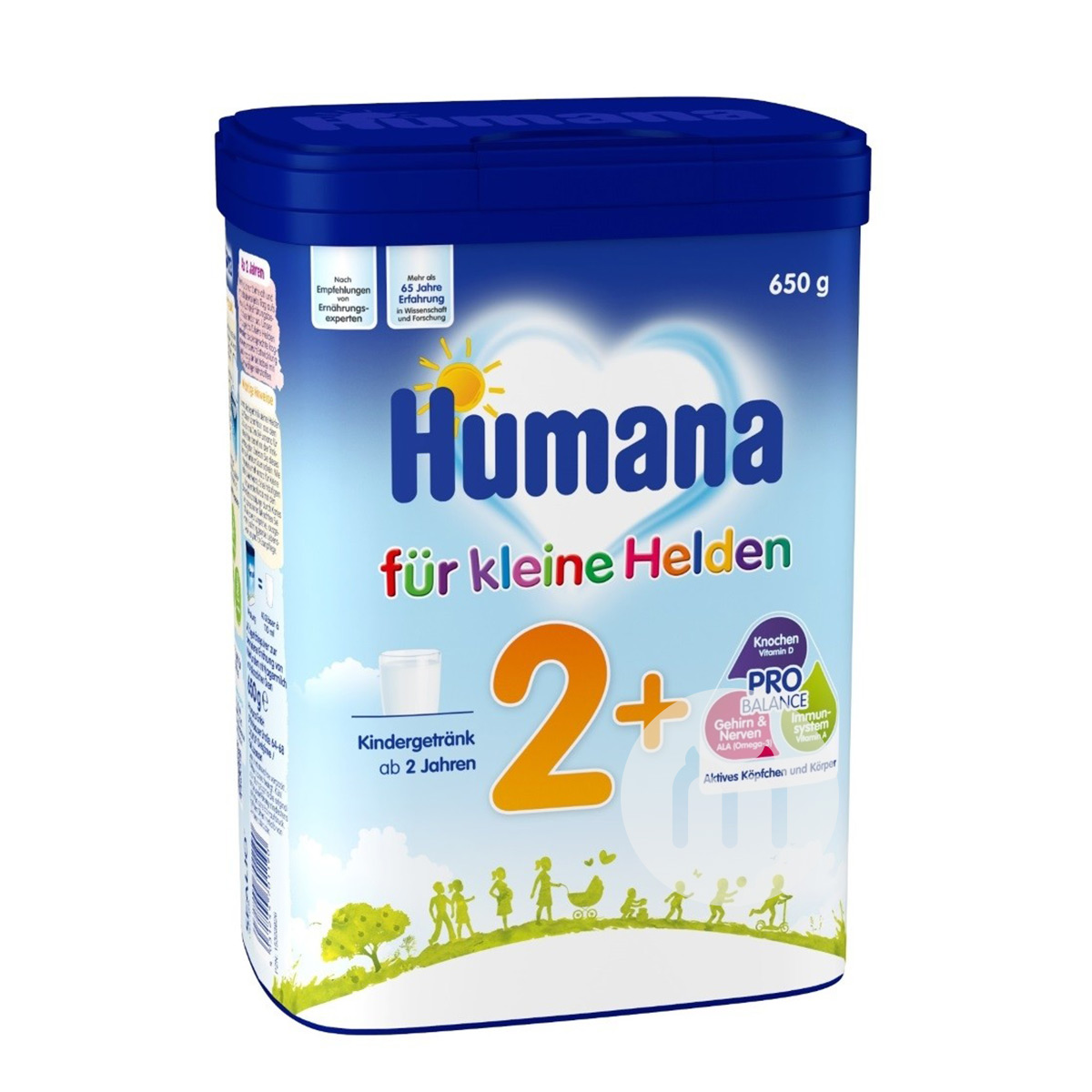 Humanaドイツ瑚玛娜ベビーミルク2+段650 g*4箱