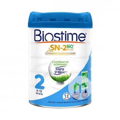 Biostimeフランス合生元有機乳児用粉ミルク2段800 g*6缶フ...