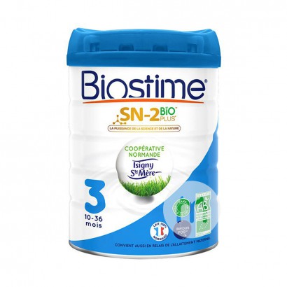 Biostimeフランス合生元有機乳児用粉ミルク3段800 g*6缶フ...