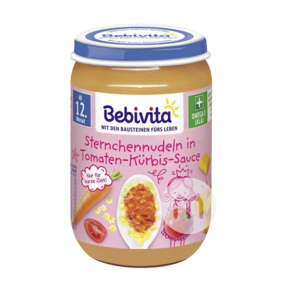 Bebivitaドイツ貝唯他星形麺野菜泥12ヶ月以上*6