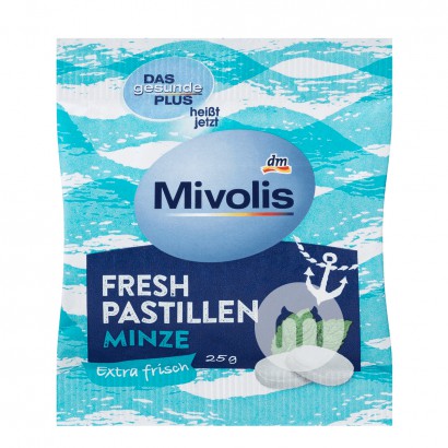 【2点】DMivolisドイツMivolis清涼ミント糖含有錠