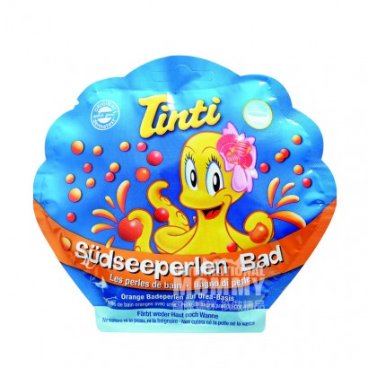 Tintiドイツチリンキッズマリーゴールドパール保湿変色入浴液オレンジ