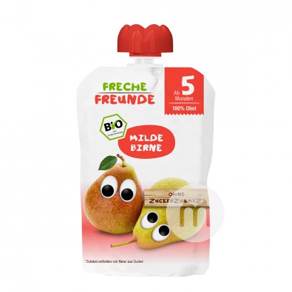 Erdbarドイツエロクマ有機児童果泥吸楽梨子味5ヶ月以上*6