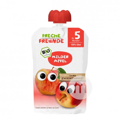 Erdbarドイツエロクマ有機児童果泥吸楽リンゴ味5ヶ月以上*6