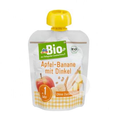 DmBioドイツDmBio有機リンゴバナナ穀物泥吸楽12ヶ月以上*6