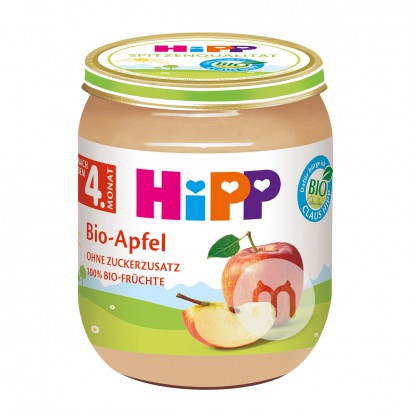 【2点】HiPPドイツ喜宝有機免敏リンゴ泥