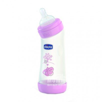 Chiccoイタリア智高乳幼児口曲げ角歪頭PPプラスチック哺乳瓶250 mlシリカゲル乳首0ヶ月以上
