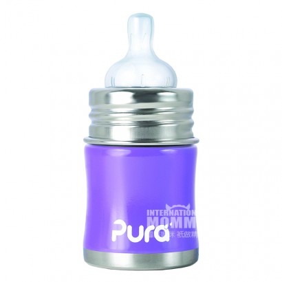 Pura kikiアメリカプラチッチ幅口径膨張防止ステンレス哺乳瓶150 ml