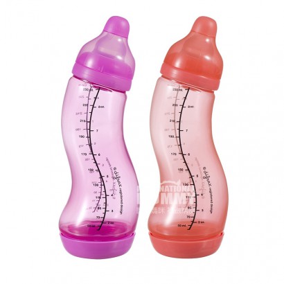 Difraxオランダディフォード膨張防止S型標準口径哺乳瓶250 ml 2本入り0ヶ月以上