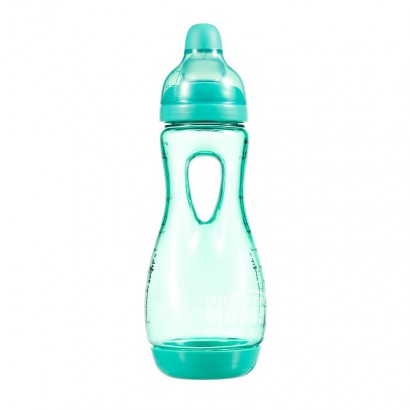 Difraxオランダ迪福膨張防止手抓型標準口径哺乳瓶240 ml 6ヶ月以上緑色