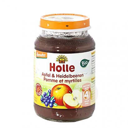 【2点】Holleドイツケリーオーガニックアップルブルーベリー4ヶ月以上