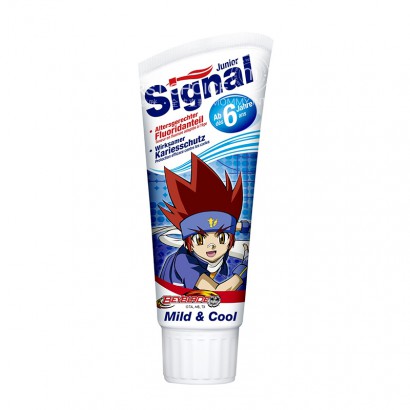 Signalドイツのクリノの児童の歯磨き粉6-12歳のフッ素をくわえて虫歯の歯磨き粉を防ぎます