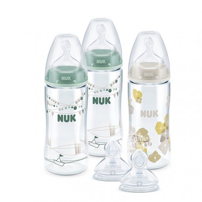 NUKドイツNUK哺乳瓶乳首5点セット0-6ヶ月