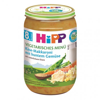 【2点】HiPPドイツ喜宝有機野菜中空麺ミックス泥8ヶ月以上
