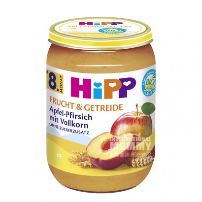 HiPPドイツ喜宝オーガニックフルーツ雑穀穀物混合泥8ヶ月以上*6