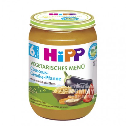 HiPPドイツ喜宝有機野菜粗小麦粉ミックス泥6ヶ月以上*6