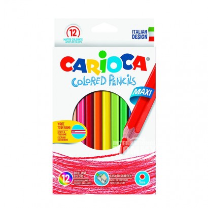 CARIOCAイタリアCARIOCAキッズ六角形カラー鉛筆12色