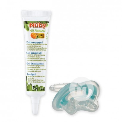 Nubyアメリカンヌーピーフルーツ味キッズ歯磨き粉+出歯補助器セット