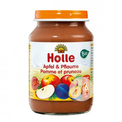 Holleドイツケリー有機リンゴ李子泥6ヶ月以上